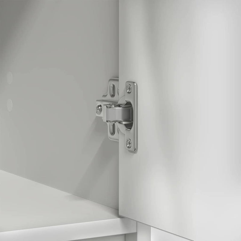 vidaXL fehér komód fiókokkal és ajtókkal 70,5x34x74,5 cm