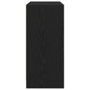 vidaXL fekete tölgy komód fiókokkal és ajtókkal 70,5x34x74,5 cm