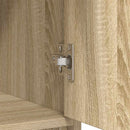 vidaXL sonoma tölgy komód fiókokkal és ajtókkal 70,5x34x74,5 cm