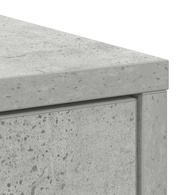 vidaXL betonszürke komód fiókokkal és ajtókkal 70,5x34x74,5 cm
