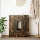 vidaXL füstölt tölgy komód fiókokkal és ajtókkal 70,5x34x74,5 cm