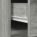 vidaXL szürke sonoma komód fiókokkal és ajtókkal 70,5x34x74,5 cm