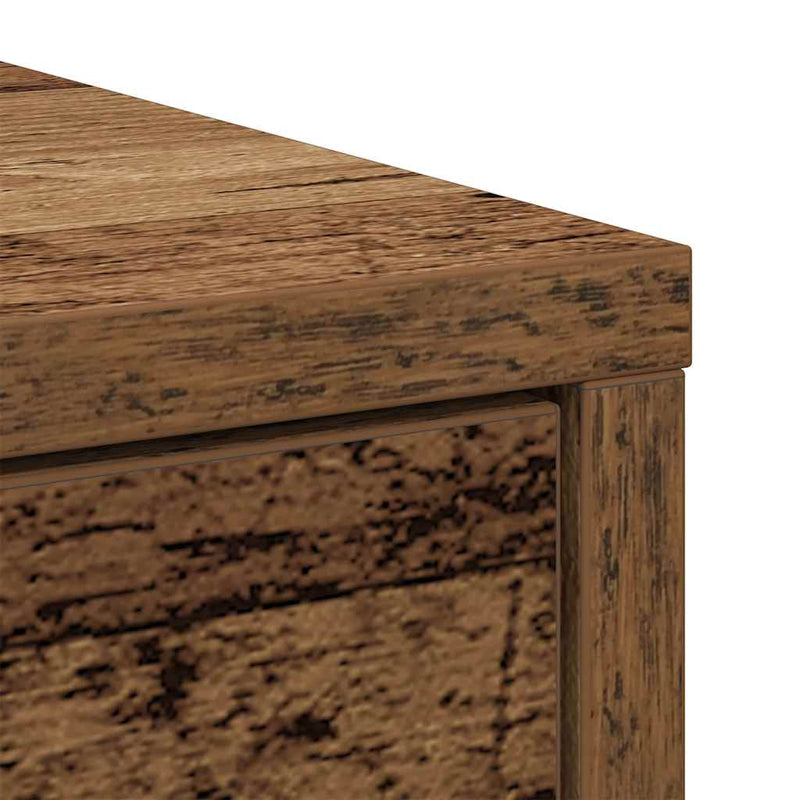 vidaXL antik fa komód fiókokkal és ajtókkal 70,5x34x74,5 cm