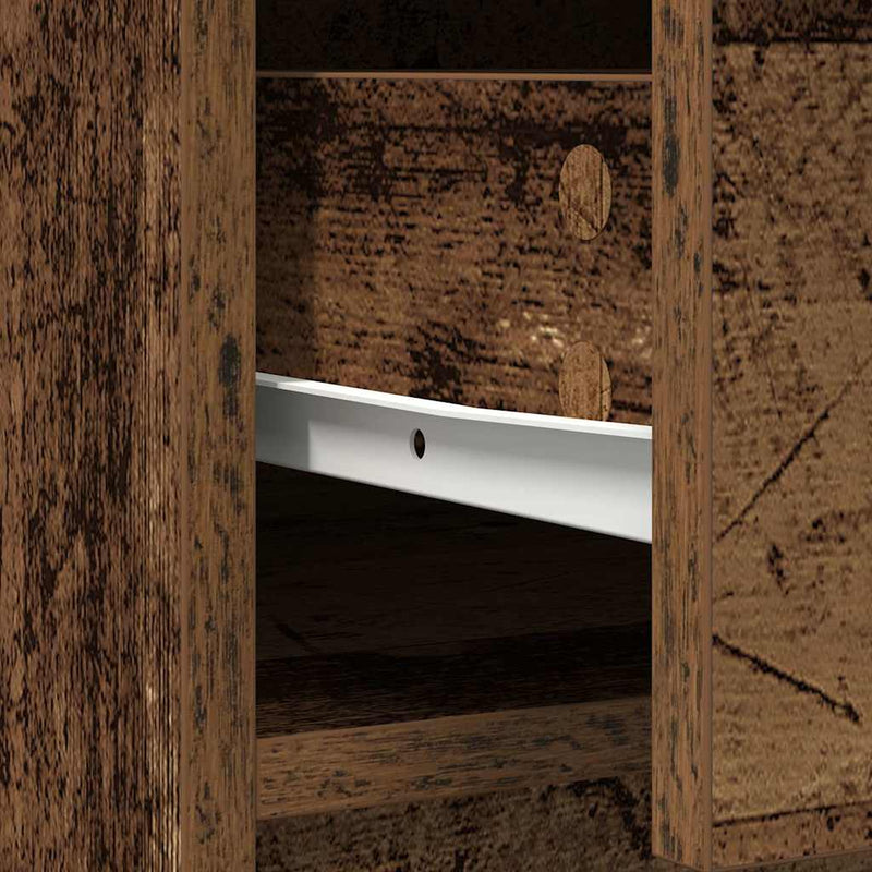 vidaXL antik fa komód fiókokkal és ajtókkal 70,5x34x74,5 cm