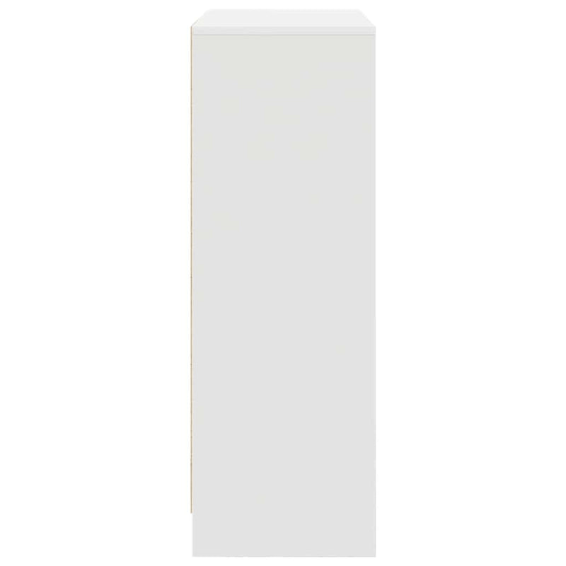 vidaXL fehér komód fiókokkal és ajtókkal 73x31x90 cm