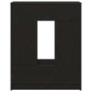 vidaXL fekete tölgy komód fiókokkal és ajtókkal 73x31x90 cm