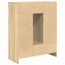 vidaXL sonoma tölgy komód fiókokkal és ajtókkal 73x31x90 cm