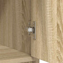 vidaXL sonoma tölgy komód fiókokkal és ajtókkal 73x31x90 cm