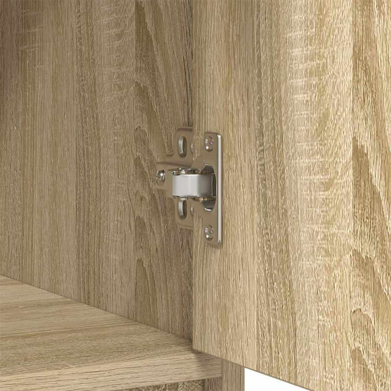 vidaXL sonoma tölgy komód fiókokkal és ajtókkal 73x31x90 cm