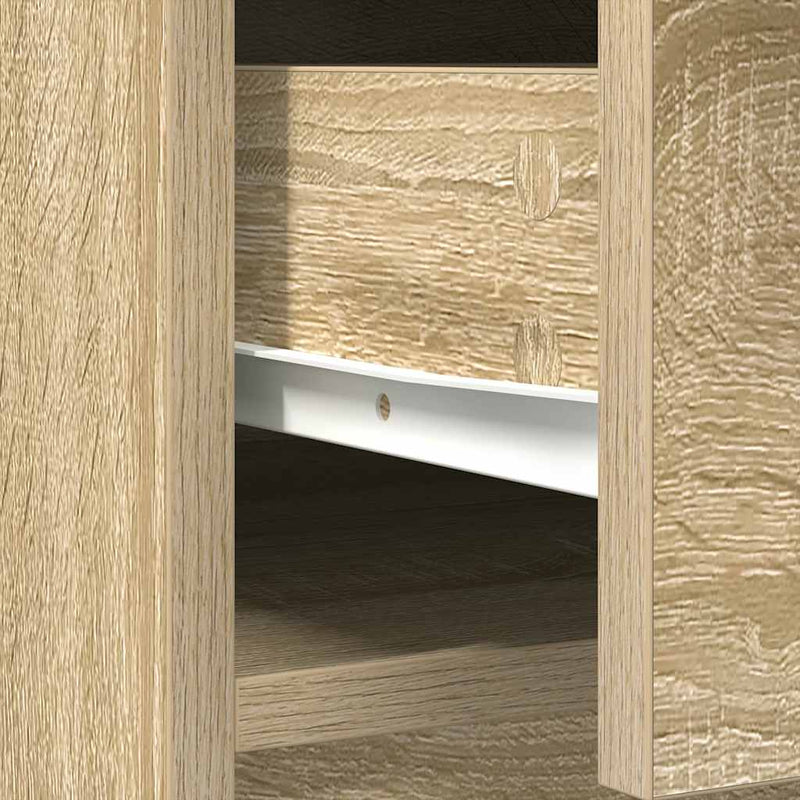 vidaXL sonoma tölgy komód fiókokkal és ajtókkal 73x31x90 cm