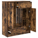 vidaXL füstölt tölgy komód fiókokkal és ajtókkal 73x31x90 cm