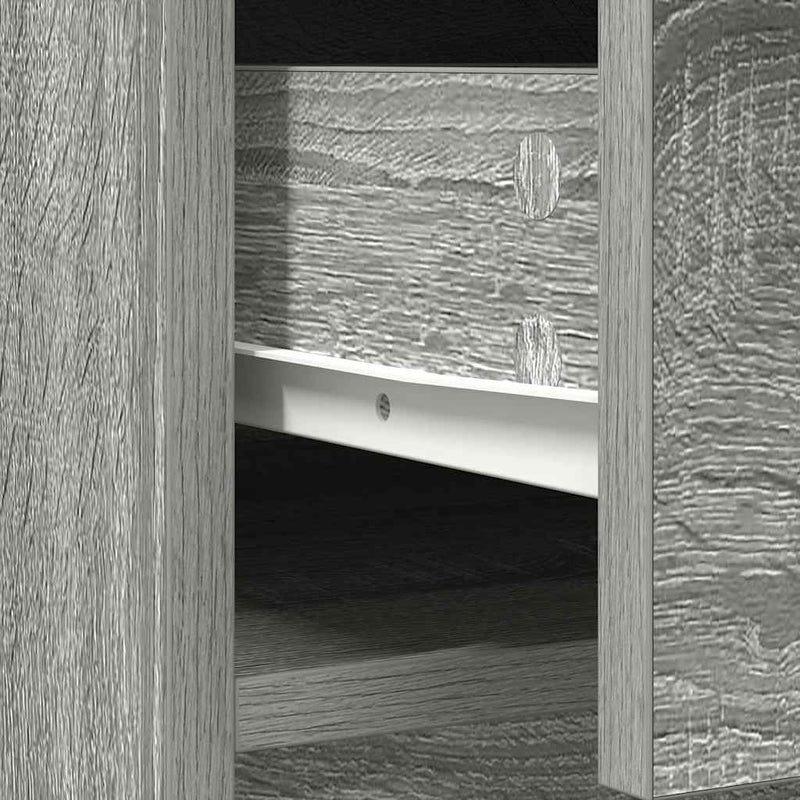 vidaXL szürke sonoma komód fiókokkal és ajtókkal 73x31x90 cm