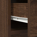 vidaXL barna tölgy komód fiókokkal és ajtókkal 73x31x90 cm