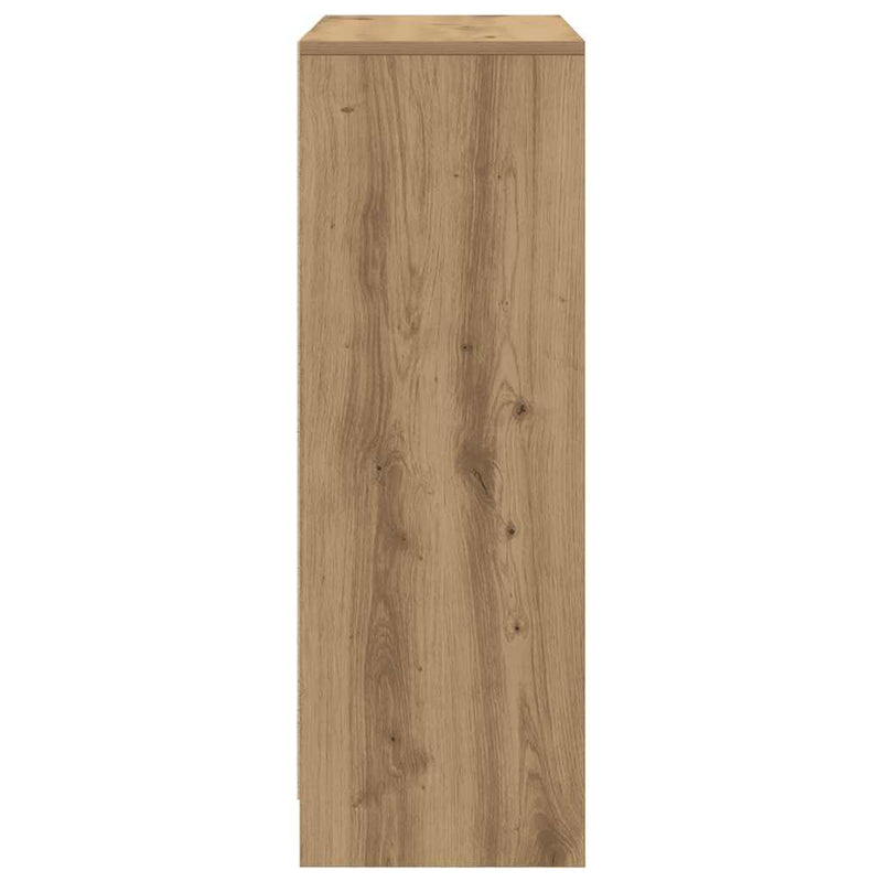 vidaXL kézműves tölgy komód fiókokkal és ajtókkal 73x31x90 cm