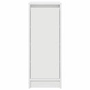 vidaXL fehér szerelt fa cipőszekrény 29,5x34x76 cm