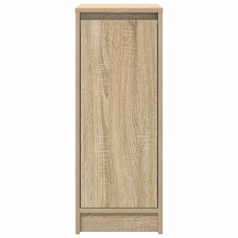 vidaXL sonoma tölgy színű szerelt fa cipőszekrény 29,5x34x76 cm
