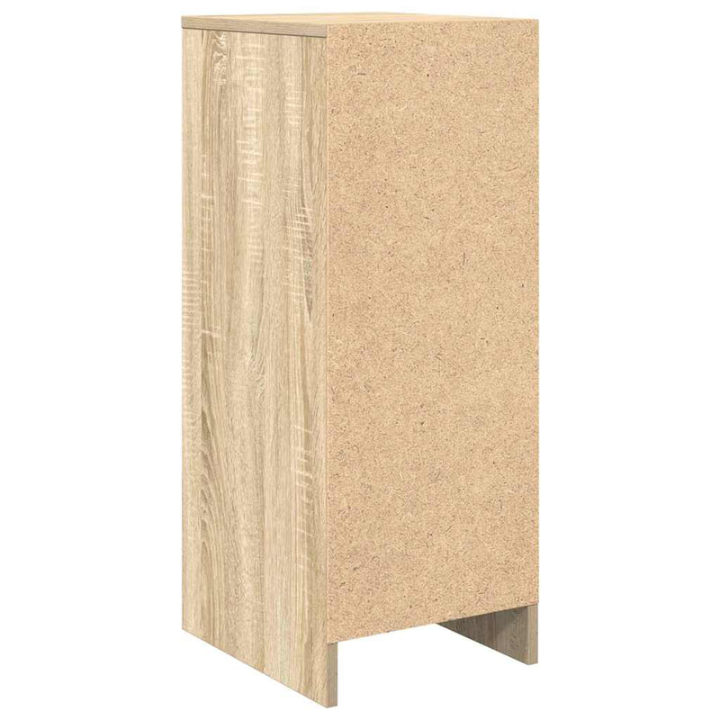 vidaXL sonoma tölgy színű szerelt fa cipőszekrény 29,5x34x76 cm