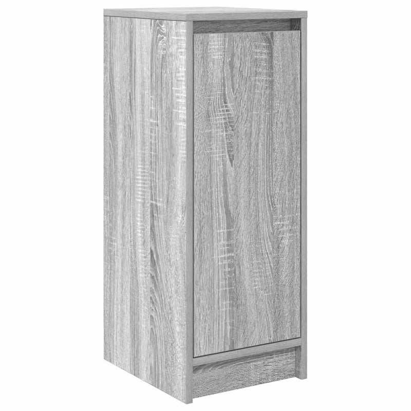 vidaXL szürke sonoma színű szerelt fa cipőszekrény 29,5x34x76 cm