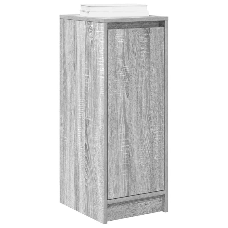 vidaXL szürke sonoma színű szerelt fa cipőszekrény 29,5x34x76 cm