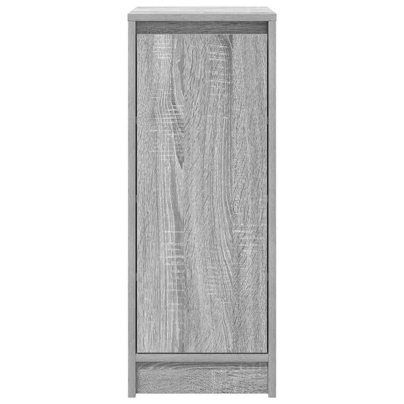 vidaXL szürke sonoma színű szerelt fa cipőszekrény 29,5x34x76 cm