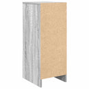 vidaXL szürke sonoma színű szerelt fa cipőszekrény 29,5x34x76 cm