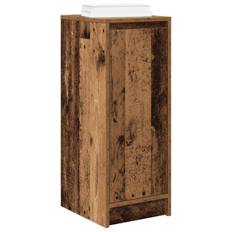 vidaXL antik fa színű szerelt fa cipősszekrény 29,5x34x76 cm