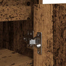 vidaXL antik fa színű szerelt fa cipősszekrény 29,5x34x76 cm