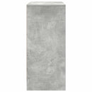 vidaXL betonszürke szerelt fa cipőszekrény 57x34x76 cm