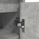 vidaXL betonszürke szerelt fa cipőszekrény 57x34x76 cm