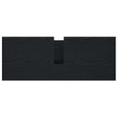 vidaXL fekete tölgy fürdőszobai mosdószekrény fiókokkal 90x34,5x60 cm