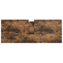 vidaXL füstös tölgy fürdőszobai mosdószekrény fiókokkal 90x34,5x60 cm