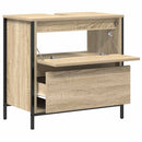 vidaXL sonoma tölgy fürdőszobai mosdószekrény fiókokkal 60x34,5x60 cm