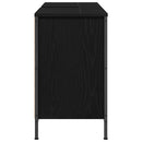 vidaXL fekete tölgy mosdószekrény fiókokkal 90x34,5x60 cm