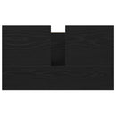 vidaXL fekete mosdószekrény fiókokkal 60x34,5x60 cm