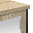 vidaXL tölgy színű fürdőszoba fali szekrény tükörrel 60x21x60 cm