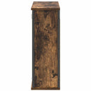 vidaXL füstölt tölgy fürdőszoba fali szekrény tükörrel 60x21x60 cm