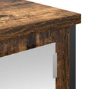 vidaXL füstölt tölgy fürdőszoba fali szekrény tükörrel 60x21x60 cm