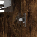 vidaXL füstölt tölgy fürdőszoba fali szekrény tükörrel 60x21x60 cm