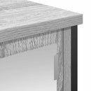 vidaXL szürke sonoma fürdőszoba fali szekrény tükörrel 60x21x60 cm