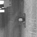 vidaXL szürke sonoma fürdőszoba fali szekrény tükörrel 60x21x60 cm