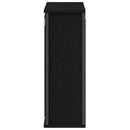 vidaXL fekete tölgy fürdőszoba fali szekrény tükörrel 50x21x60 cm