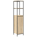 vidaXL tölgy színű fürdőszobaszekrény polcokkal 36x35x165 cm