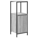 vidaXL szürke sonoma fürdőszobaszekrény polcokkal 36x35x95 cm