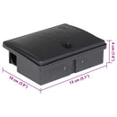 vidaXL 20 db fekete egérfogó 13x10x4 cm
