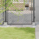 vidaXL 12 db horganyzott acélból oszlopalapok négyzet alakúak 61x61 mm