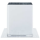 vidaXL 4 db horganyzott acélból oszlopalapok négyzet alakúak 101x101mm