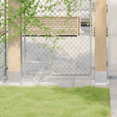 vidaXL 4 db horganyzott acélból oszlopalapok négyzet alakúak 141x141mm