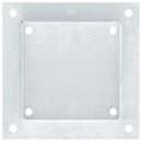 vidaXL 12 db horganyzott acélból oszlopalapok négyzet alakúak