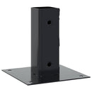 vidaXL 4 db antracit porszórt acél oszlopalapok négyzet alakú 46x46 mm