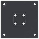 vidaXL 4 db antracit porszórt acél oszlopalapok négyzet alakú 51x51 mm